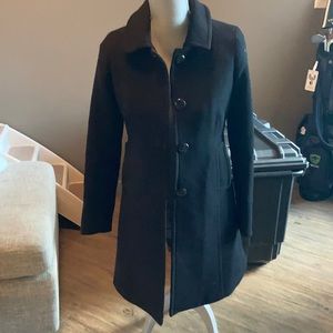 J Crew Black Pea Coat
